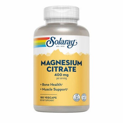 Magnesium Citrate 180 Veg Caps 133 Mg by Solaray
