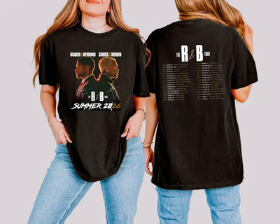 Usher and Chris Brown R&B Tour 2026 Shirt, The RB Tour Inspired Shirt