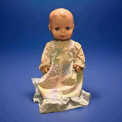 Vintage H.K Rubber Baby Doll Drinks & Wets Hong Kong 1960 s