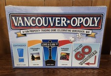 Rare Vancouver Opoly Monopoly Board Game Celebrating Vancouver Washington Sealed