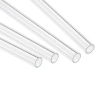 4pcs Acrylic Pipe Clear Rigid Round Tube 6mm ID 8mm OD 14"