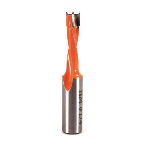 Whiteside DB250-57LH Left Hand Brad Point Dowel Drill 1/4"CD, 57mmOAL