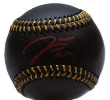 James Wood BAS Certified Autograph Signed MLB BLACK Ball Baseball Auto Nationals