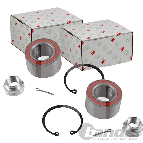 2X NK Radlager Radlagersatz Hinten Vorne AußEn Passend FüR Daihatsu Applause-image