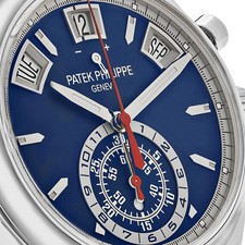 Patek Philippe Complications 5960/01G-001 Annual Calendar Chronograph White Gold 5
