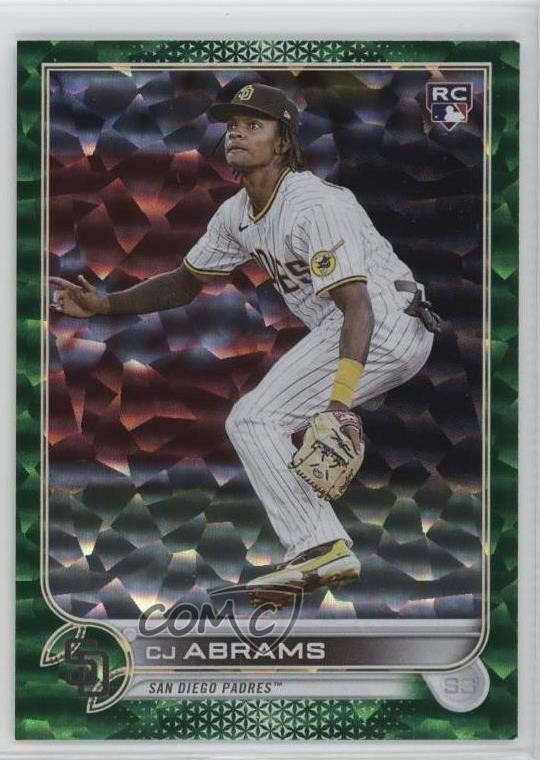 2022 Topps Update Green Foil 87/499 CJ Abrams #US34 0bi3