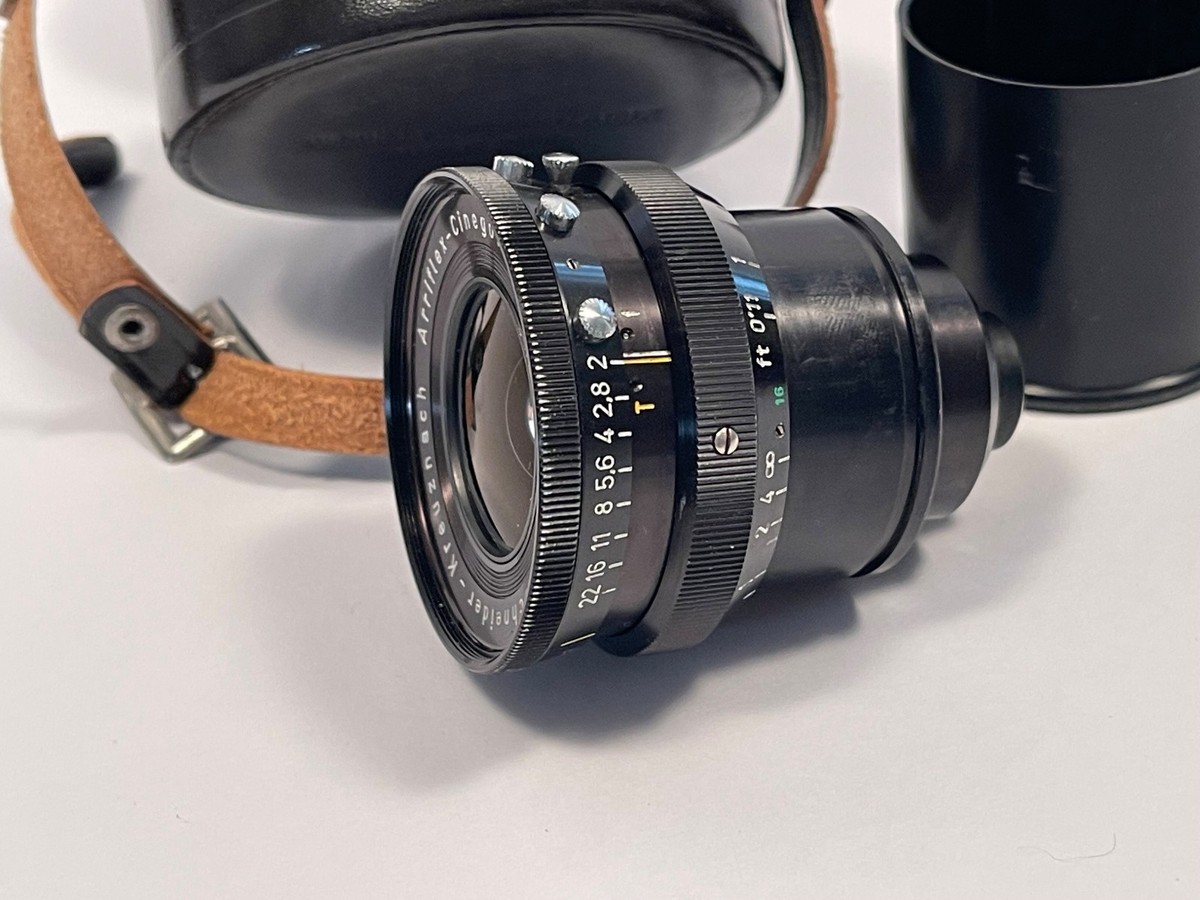 Arriflex Cinegon 16mm f2 arriマウント Schneider-Kreuznach Arriflex-Cinegon 16mm f/2 lens in Arriflex
