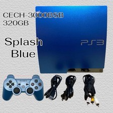 Sony PlayStation 3 Slim Launch Edition 320GB Splash Blue Console