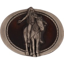 Native American Horse Chief Biker Western Cowboy Southwest 3 Vintage Belt Buckle