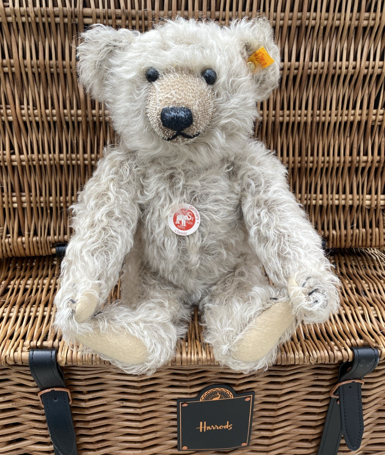 Steiff Teddy Bear Classic - Caramel Mohair - 35cm - GROWLER  - EAN:000553