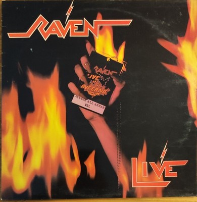RAVEN - LIVE - NEAT1020 - USA - 2 LP