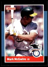Mark McGwire 1988 Donruss All-Stars #19 Athletics MLB READ FREE SHIPPING