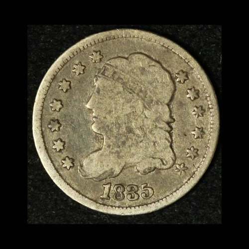 1835 Capped Bust Half Dime — photo from the most recent tracked eBay sale