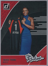 2019 Donruss WNBA Jackie Young (The Rookies) Rookie Card Insert #9. rookie card picture