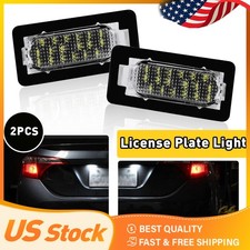 2x LED License Plate Assembly Light 6000K For 2014 - 2019 Toyota Corolla Sedan