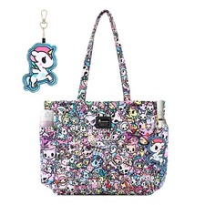 tokidoki Unicorno Large Tote Bag with Keychain Medium, Tote-no Skulls Girl