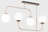 Antikes Gold Weiß Schwarz Moderne Deckenleuchten 4X40W E14
