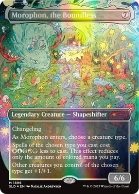 MTG English Morophon, the Boundless (Double Rainbow Foil) NM Foil Secret Lair