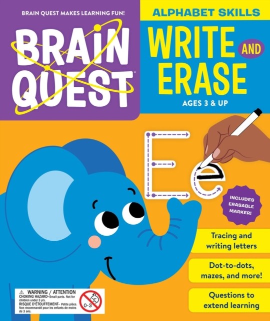 Brain Quest Write and Erase: Alphabet Skills by Workman Publishing