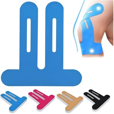 10 Stück Pre-Cut Kinesiotapes Knie - Blaue Kinesiologie Tapes für Knieschmerzen