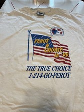 Vintage/Collector’s Ross Perot & Choate '96 Campaign Tee - XL 