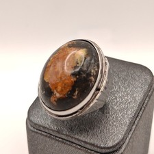   Vintage Art Deco Antik Silber f. Ring Finge...