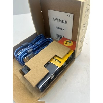 OZK1 KVM Switch 2-in-1 HDMI USB 4K Black