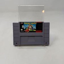 Wario's Woods Nintendo Super NES SNES 1994 Puzzle Game Cartridge SNS-65-USA-1