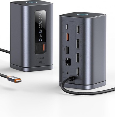 Dockingstation, Spacemate (Win) 11 in 1, Triple Display, 4K HDMI und DP, 10Gbps