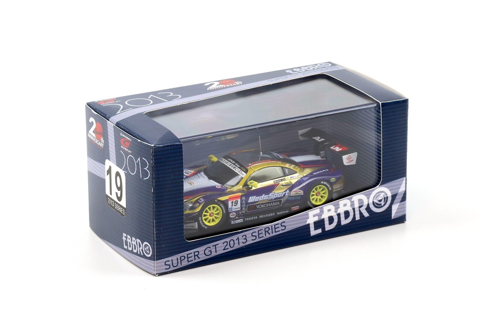 Lexus SC430 GT300 Ebbro 44919 modèle de collection injecté