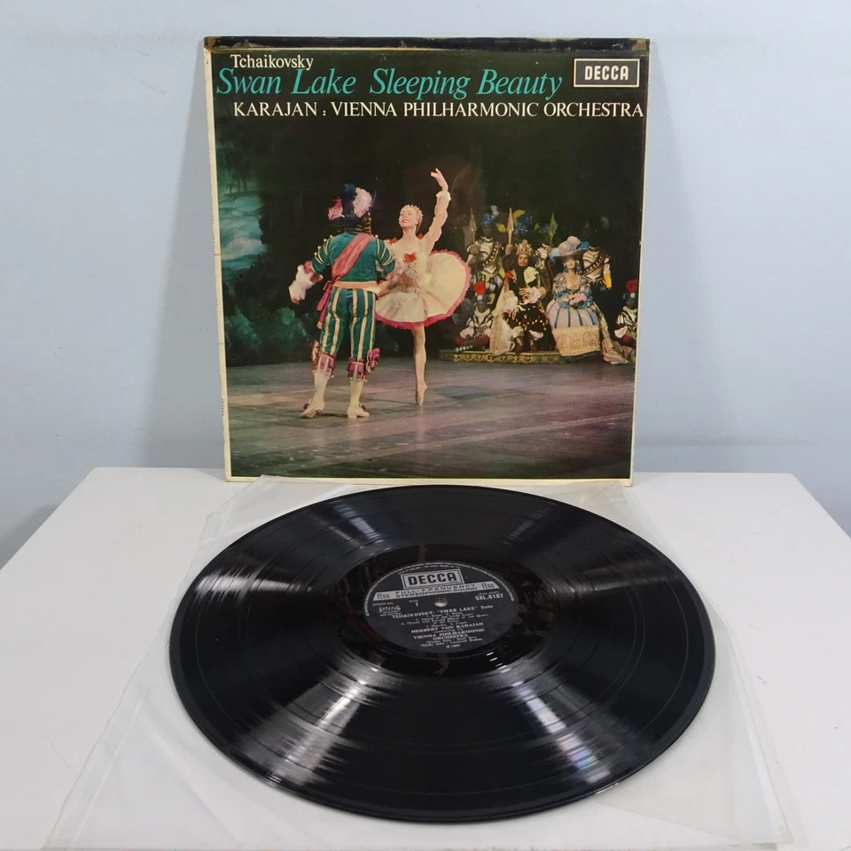 Decca SXL 6187 - Tchaikovsky - Swan Lake Sleeping Beauty KARAJAN VPO LP  EX/VG Foto 3 de 4