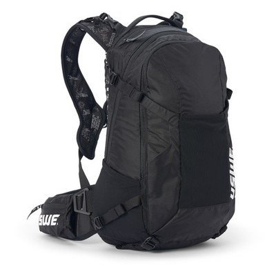 USWE Shred MTB Daypack 16L Carbon Black - Performance Freeride Backpack