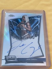 2026 Topps Chrome WWE Jade Cargill Blue Brand Auto Autograph Refractor #BBA-JAD