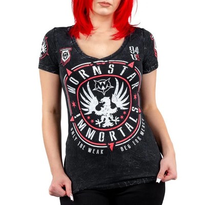Wornstar T-Shirt Damen Immortals Eagle Tee schwarz Basics, Drachen, Rockwear