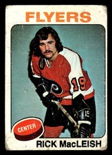 1975-76 Topps Rick MacLeish #20 - Philadelphia Flyers - (Low Grade)