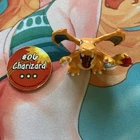Vintage Charizard TOMY Pokemon Figure 1999 Nintendo 2 Inch PVC W/ Coin