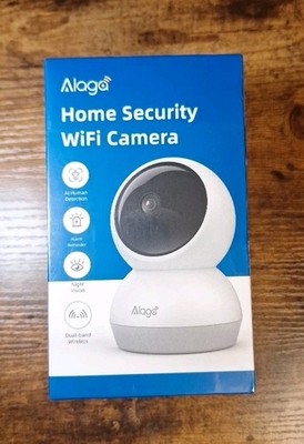 Alaga Security WiFi Camera 2K HD AI Human Detection Pan-Tilt A-CW2303C-H NEW