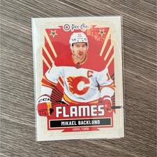 2025-26 O-Pee-Chee Calgary Flames Mikael Backlund #46 NHL Ice Hockey Card