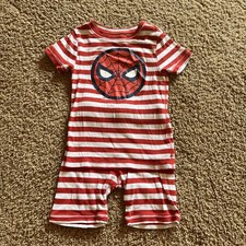GapKids Marvel Spider-Man 100 Organic Cotton PJ Set Boys Size 4