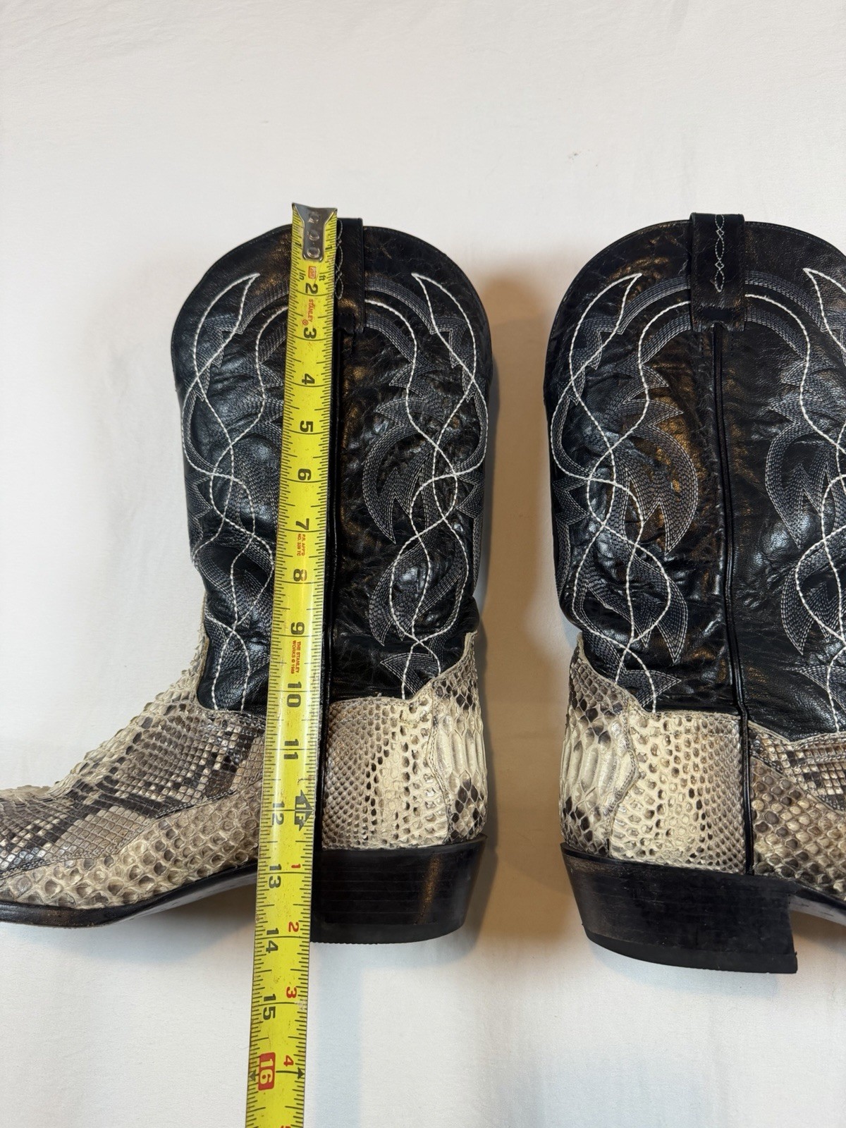 Dan Post Mens 12 Manning Python Cowboy Boots Genu… - image 19