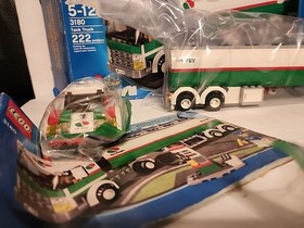 LEGO City Octane Lot Grand Prix Truck (60025) & Tank 3180 & Cars 