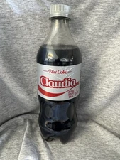 Share a Coke with   Claudia    2025 Personalized Gift Coca~Cola Bottle 20oz Diet