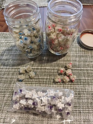 Cherry MX Red Cherry MX Blue and Kailh Purple Switches for Mechanical Keyboard