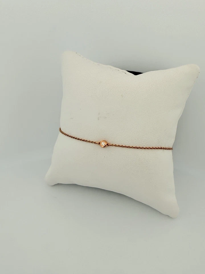 Brazalete Tiffany & Co. Elsa Peretti Diamante por Yarda en Oro Rosa 18K Foto 3 de 4