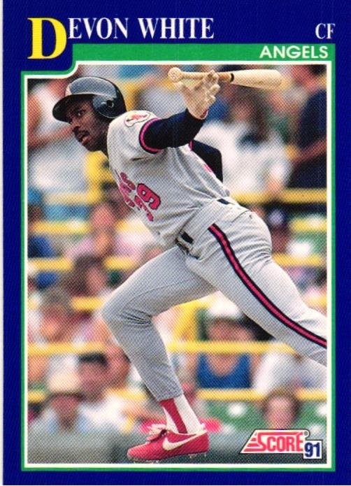 1991 Score - Devon White #466