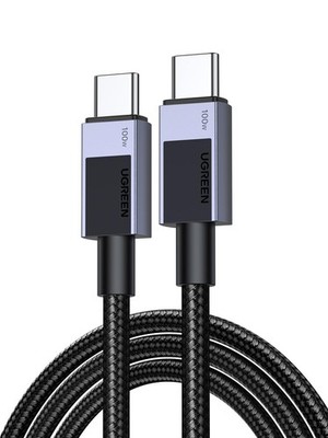 UGREEN 100W USB C Kabel PD 3.0 Ladekabel C auf 0.5M, Grau (Space Gray)