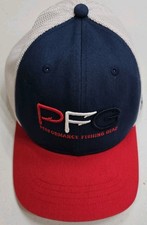 Columbia PFG Trucker Hat Cap Red White Blue Youth One Size Breathable Mesh