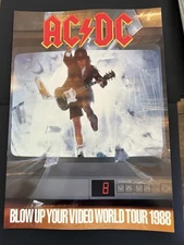 AC/DC BLOW UP YOUR VIDEO TOUR PROGRAM EX Condition