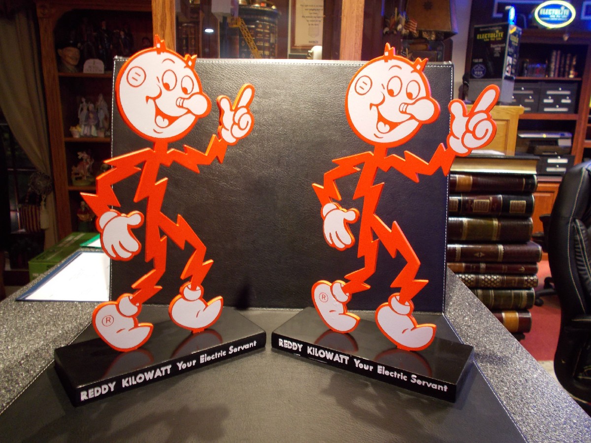 1 Rare Reddy Kilowatt Display Desk 