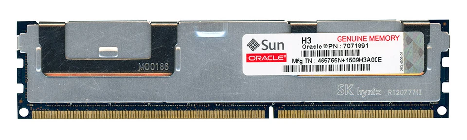 Server RAM Module Sun 7071891 DDR3 32GB 1866MHz HMT84GL7AMR4A-PBMC LR ECC - Image 2 of 2